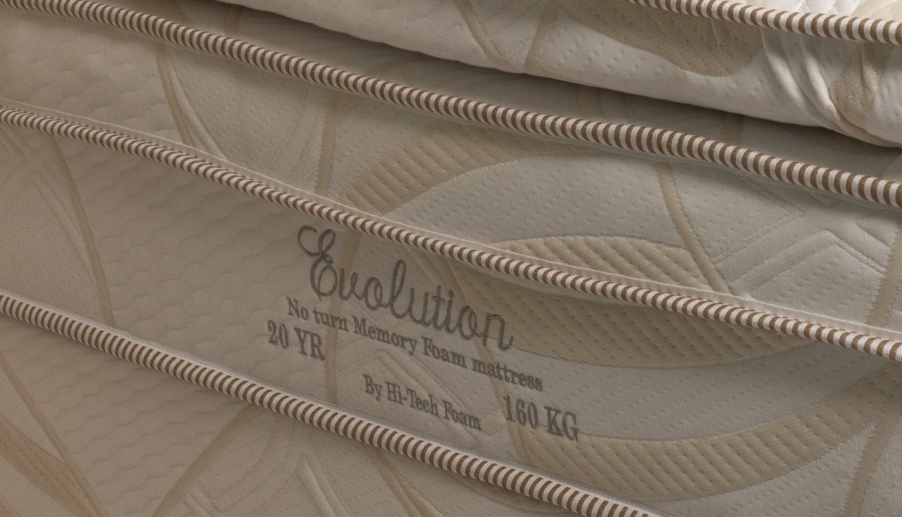 Revolution Gel Memory Foam Pillowtop 20y Warranty 160kg weight limit.